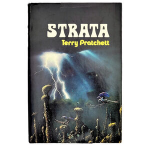 Vintage Strata, by Teri Pratchett, Science Fiction Young Adult 81 Hardcover Book